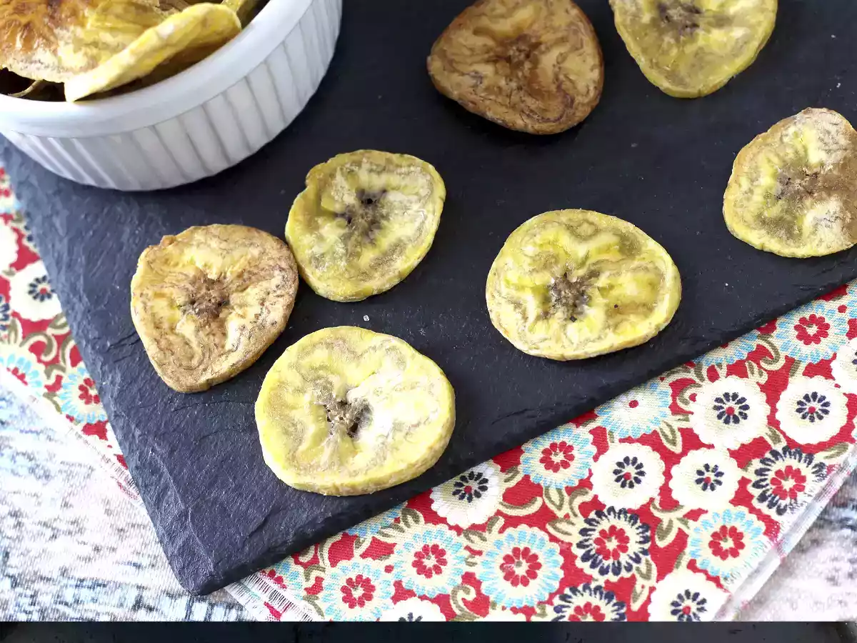 Chips de plátano macho al horno - foto 3