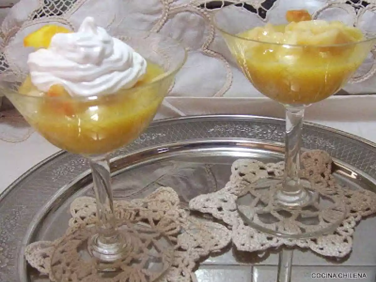 Chirimoya alegre y peras en salsa de naranjas - foto 2