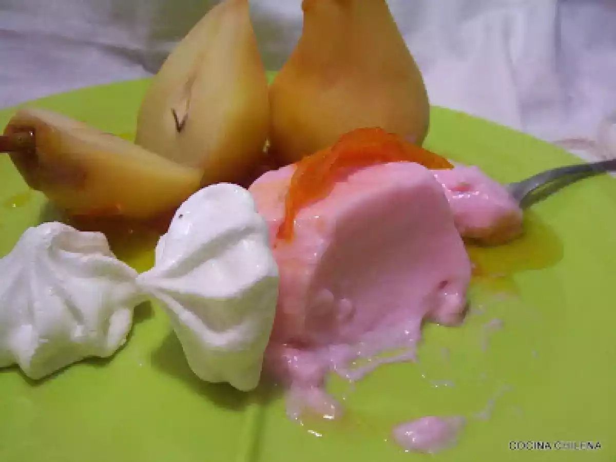 Chirimoya alegre y peras en salsa de naranjas - foto 4