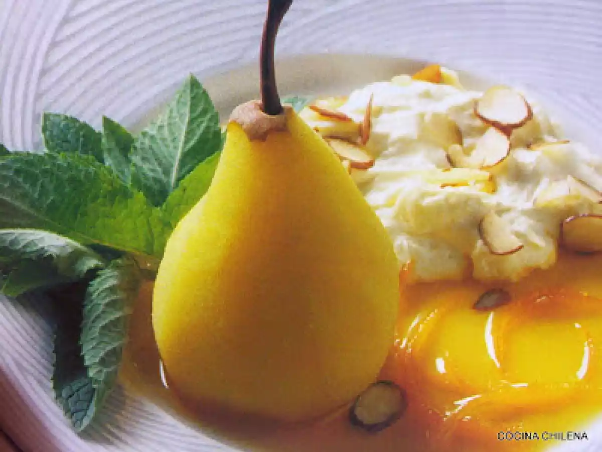 Chirimoya alegre y peras en salsa de naranjas - foto 6