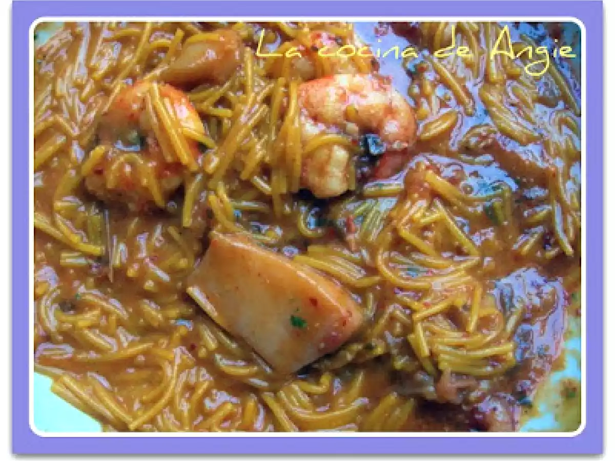 CHOCO GUISADO CON LANGOSTINOS - foto 2