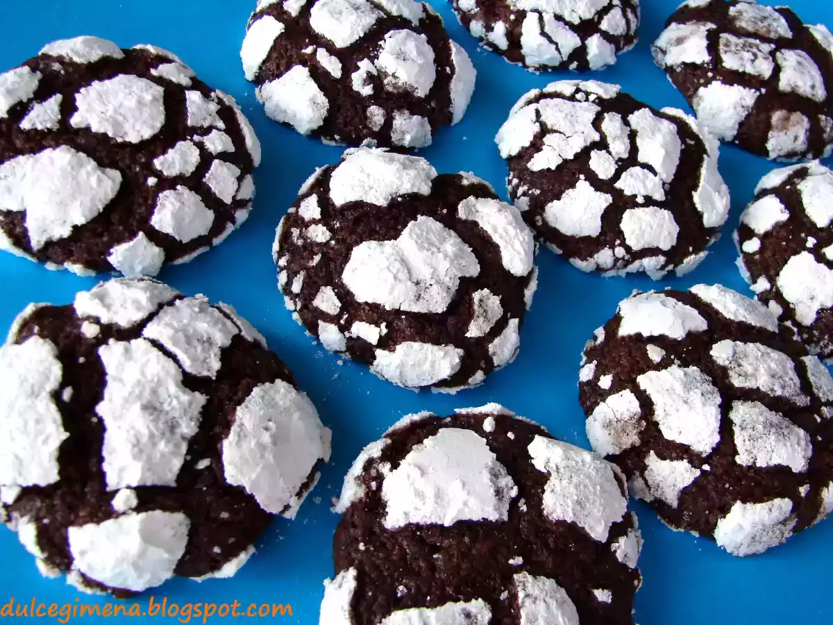 Chocolate Crackle Cookies
