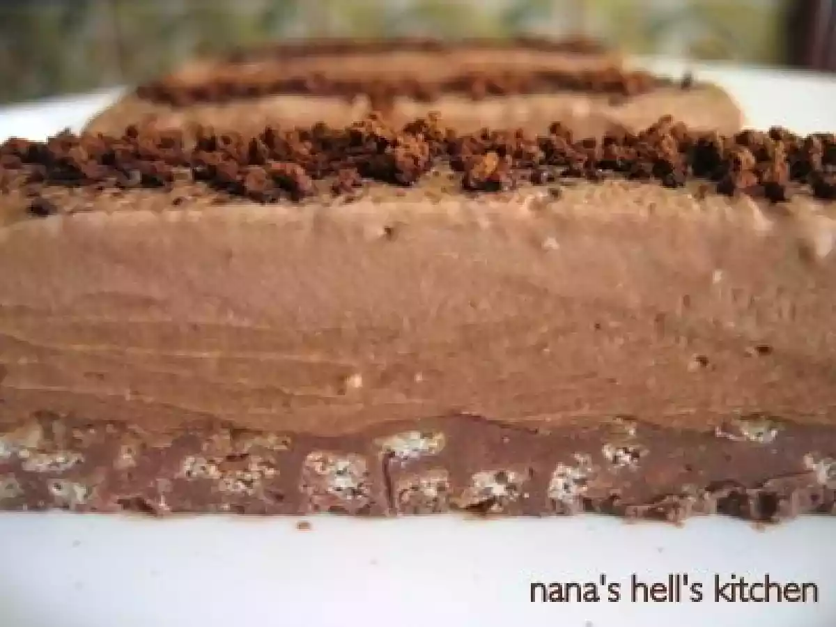 Chocolate y rice krispies con topping de crema bávara de chocolate con leche - foto 3