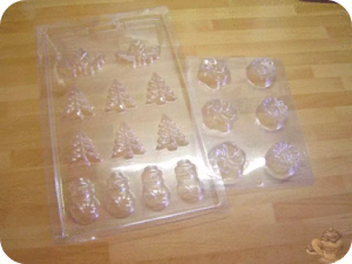 Chocolatinas con formas