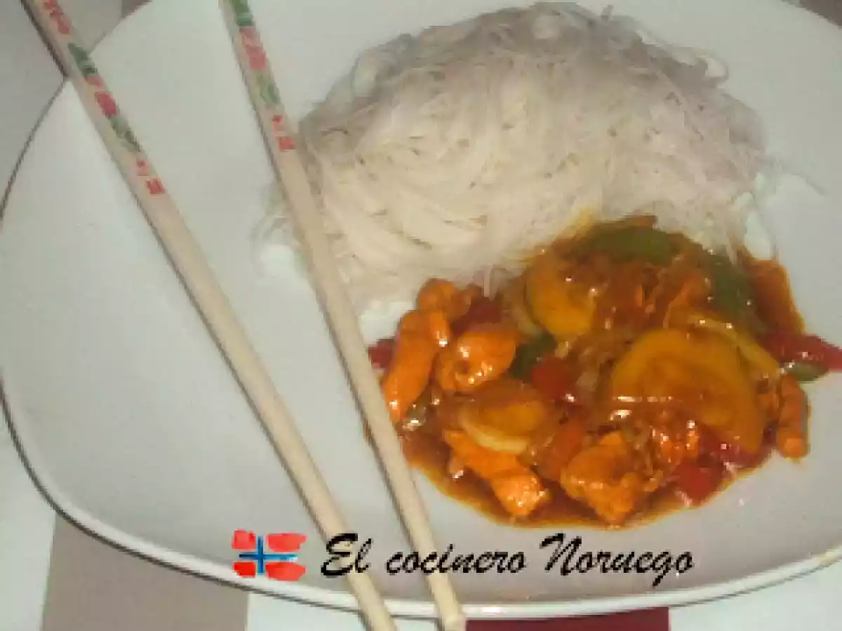 Chop suey de pollo al curry - foto 2