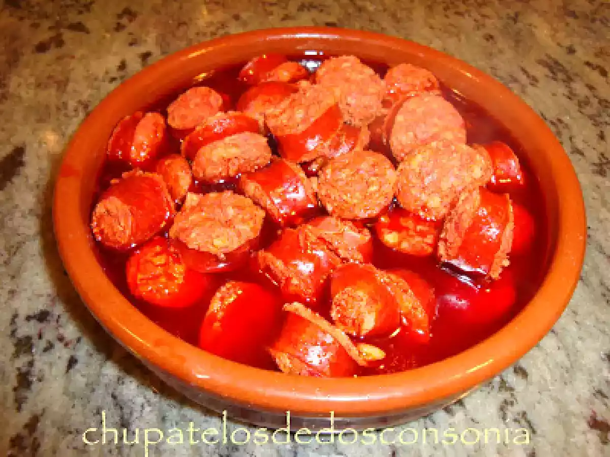 Chorizo a la sidra