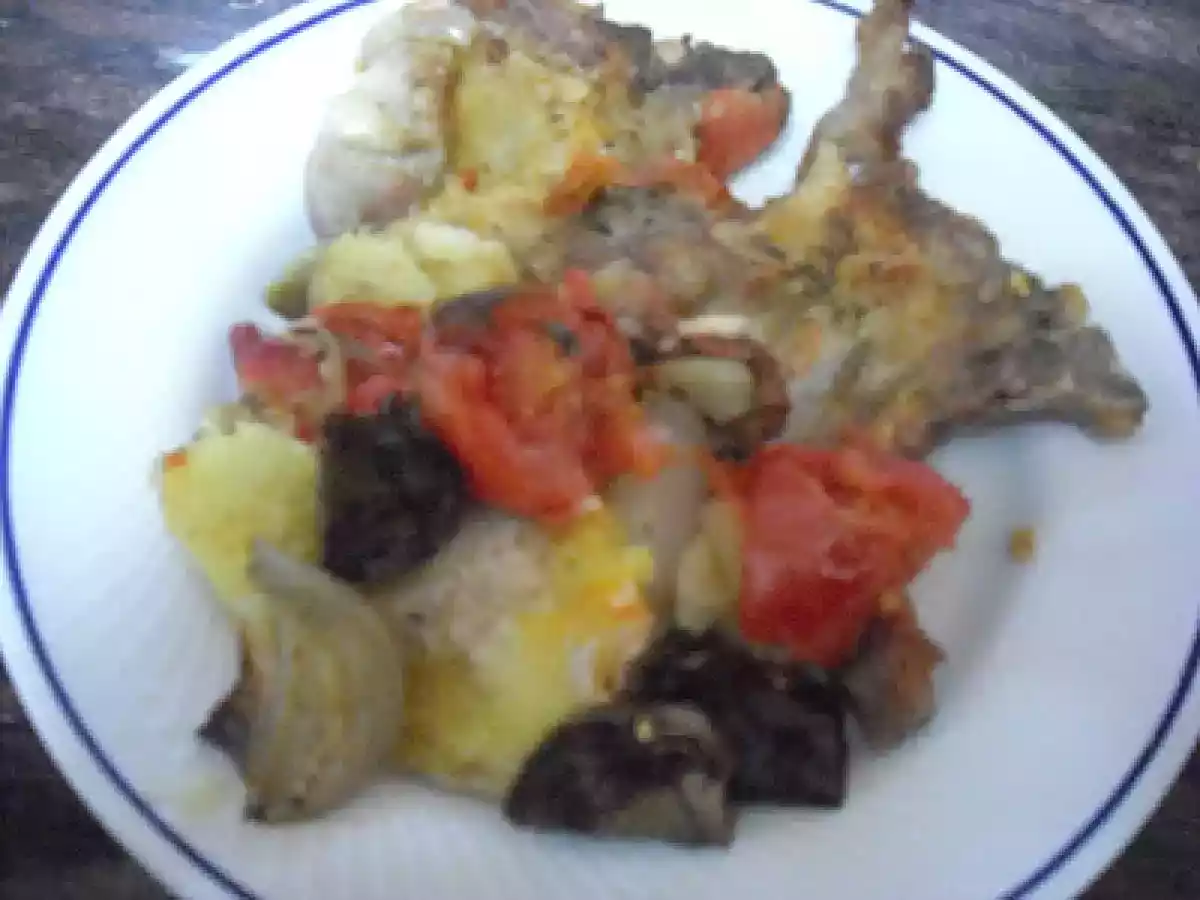 CHULETAS DE CERDO AL HORNO