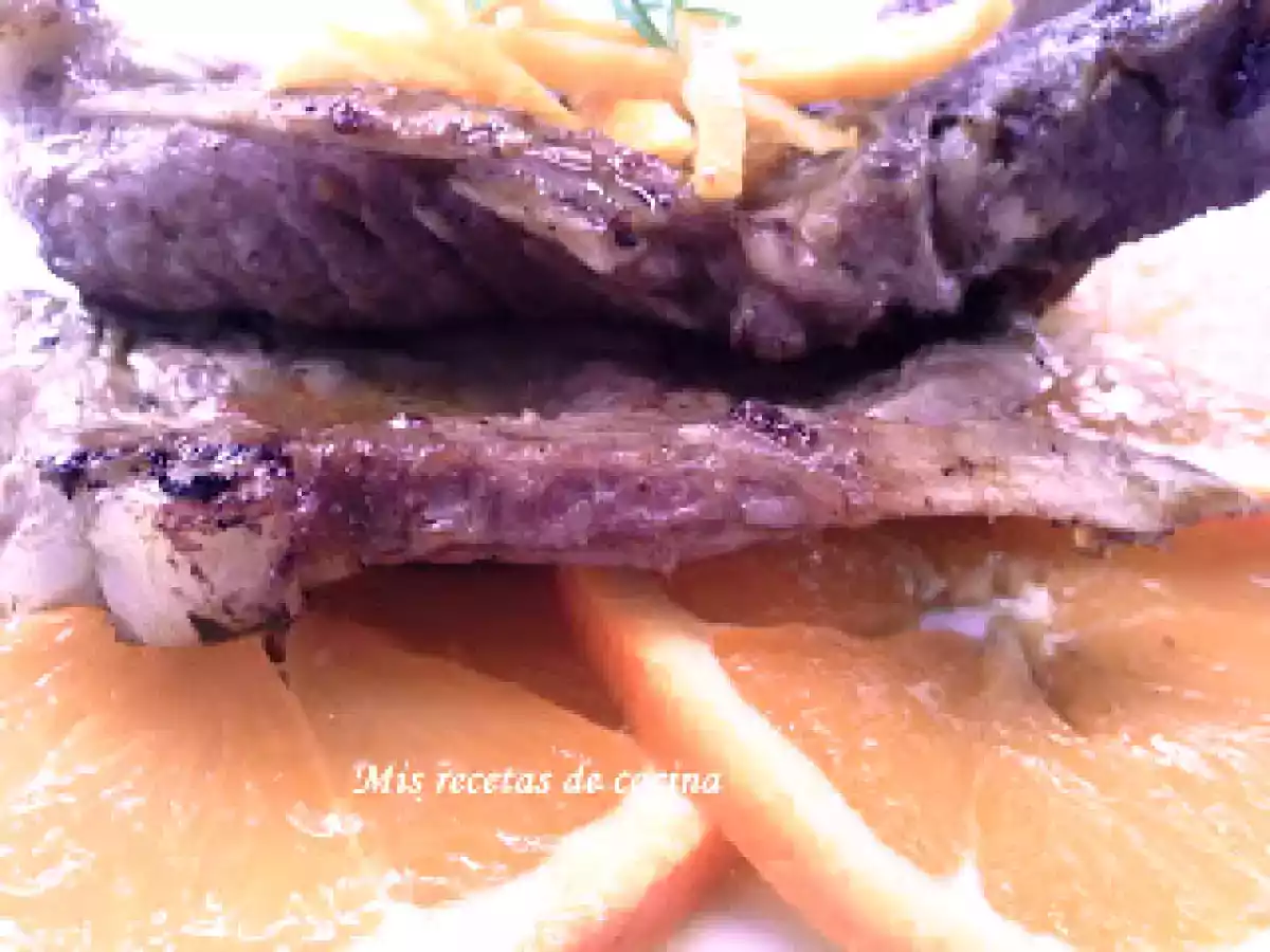 Chuletas de cerdo con salsa de naranja - foto 2