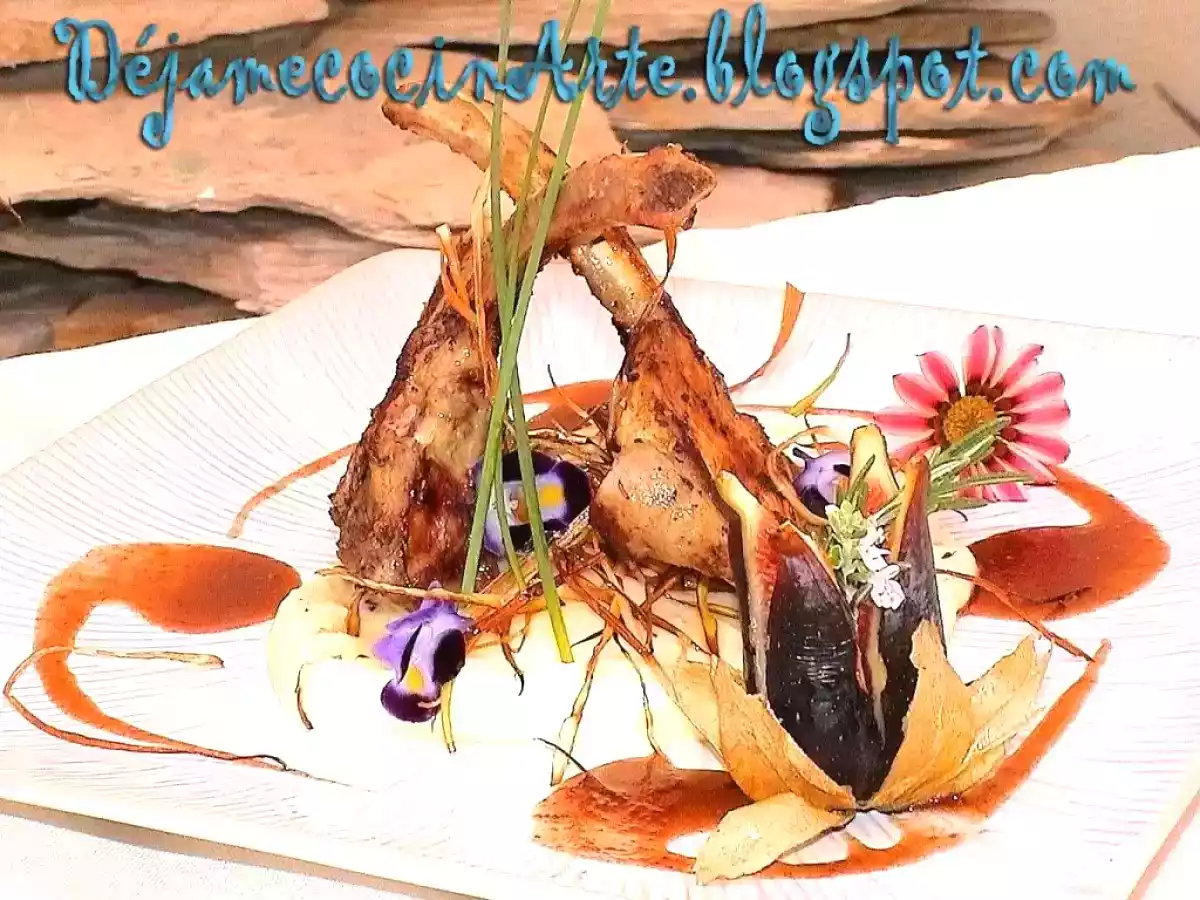 Chuletas de Cordero en Salsa de Higos al Oporto - foto 3