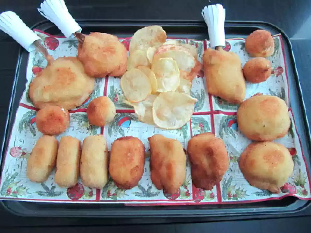 Chuletas de Cordero y Huevos a la Bechamel