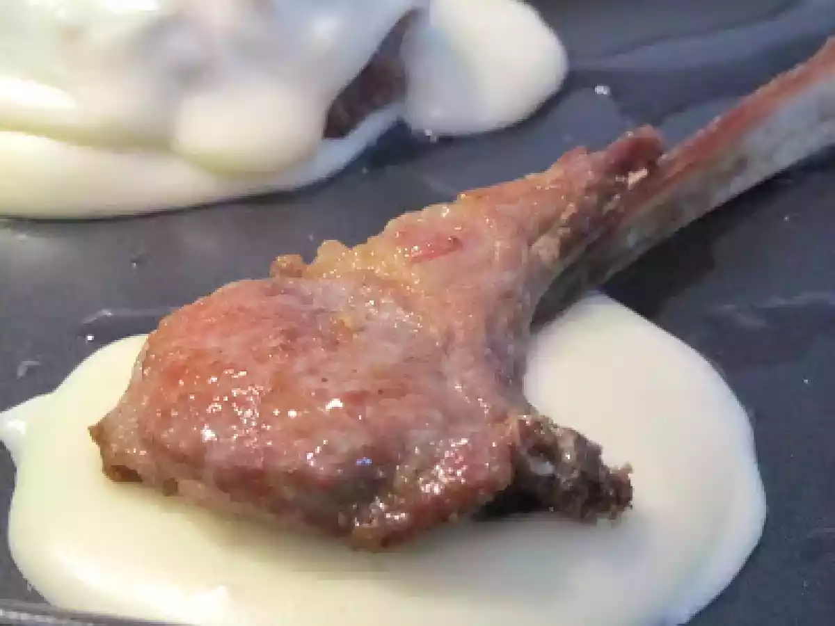 Chuletas de Cordero y Huevos a la Bechamel - foto 3