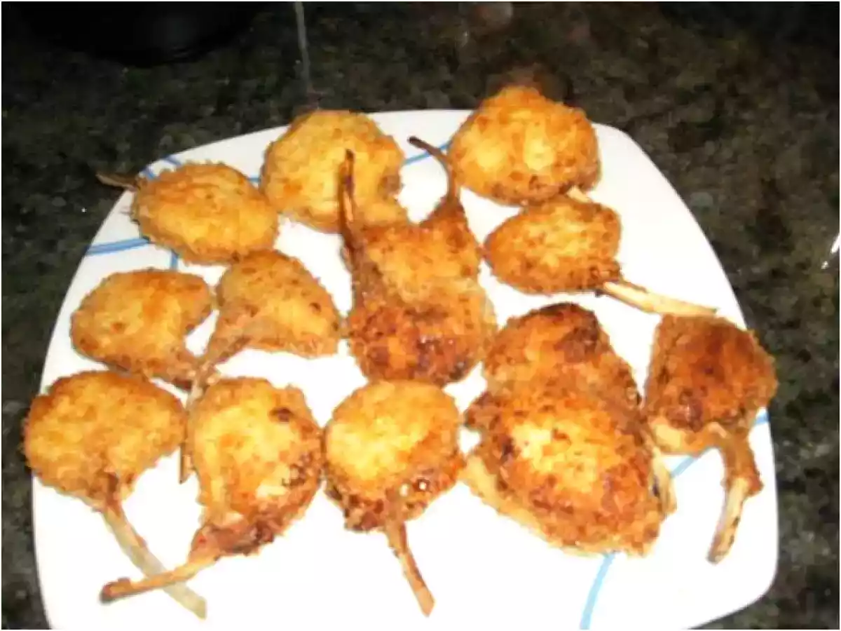 Chuletas de lechal a la Villaroy - foto 3