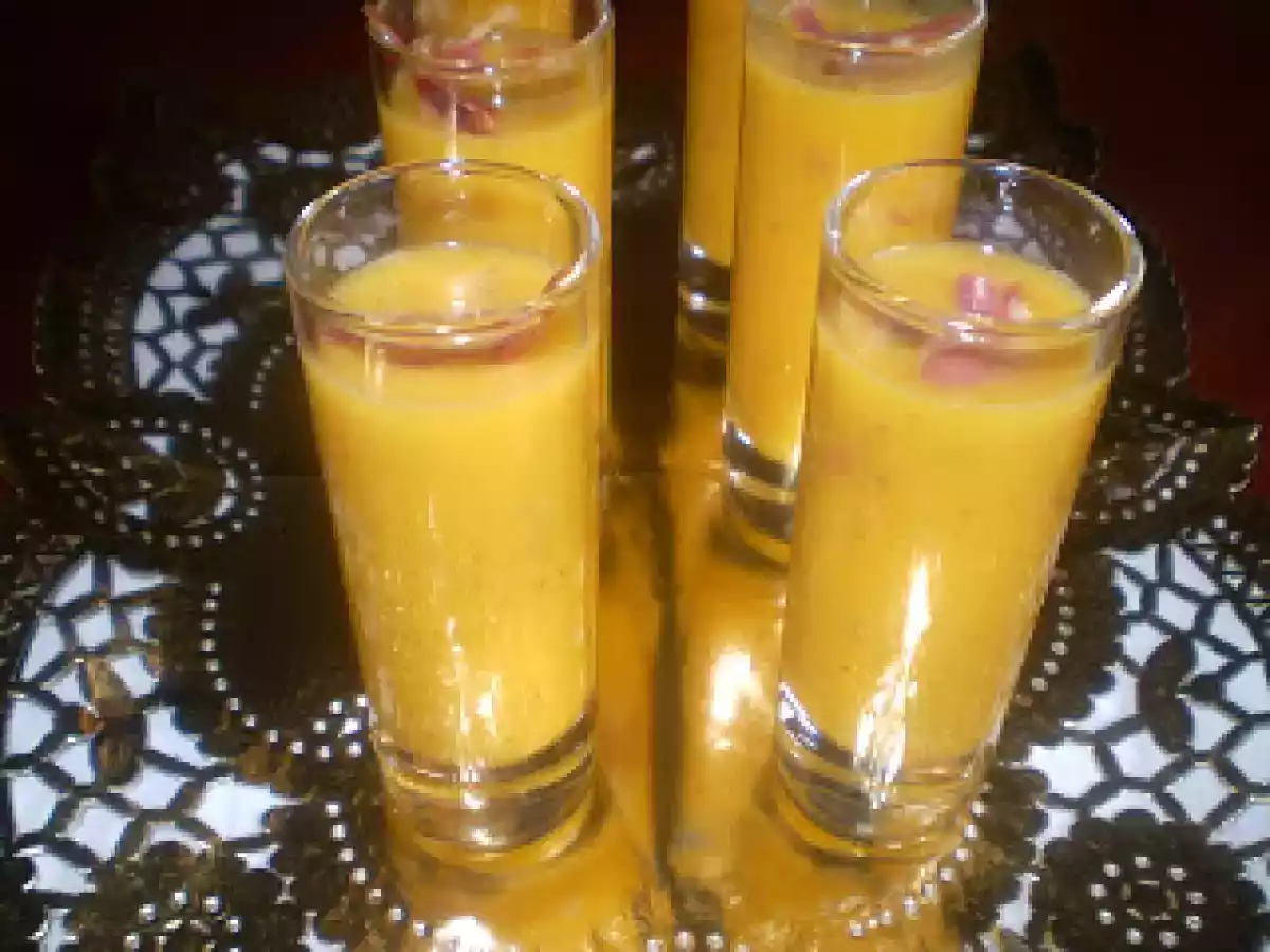 CHUPITOS DE CALABAZA CON JAMÓN