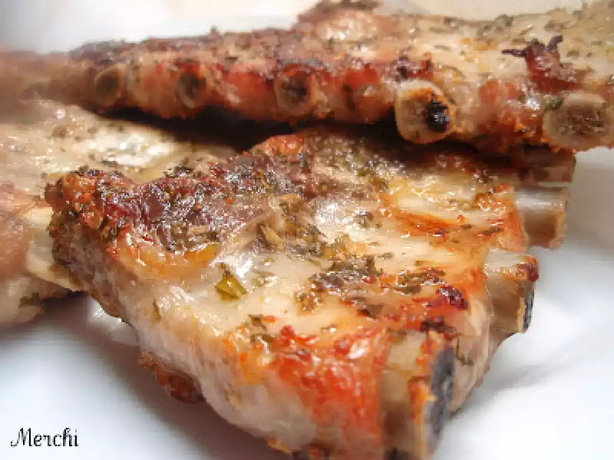 Churrasco de cerdo al horno con salsa chimichurri - foto 3