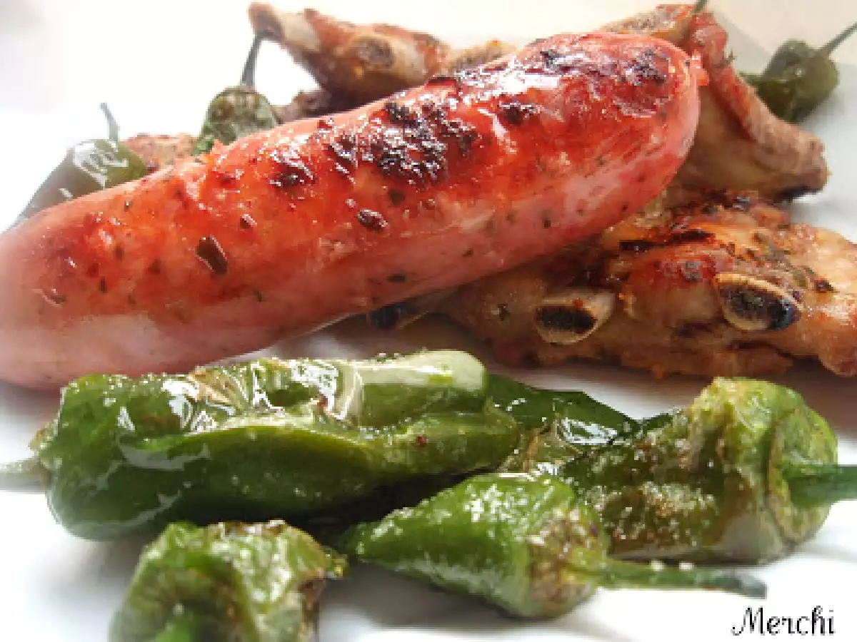 Churrasco de cerdo al horno con salsa chimichurri - foto 4