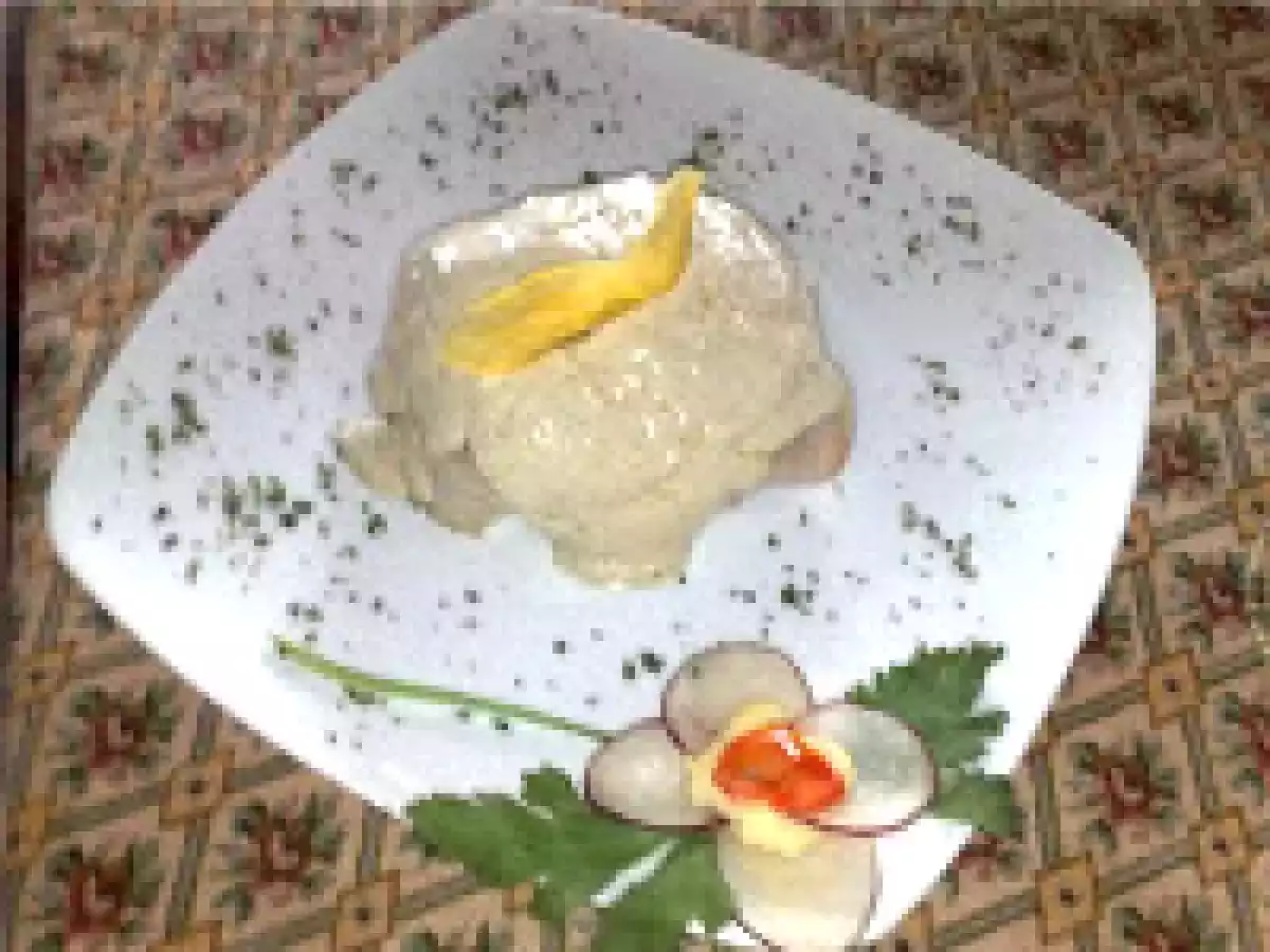 Churrasco de trucha en salsa de queso azul