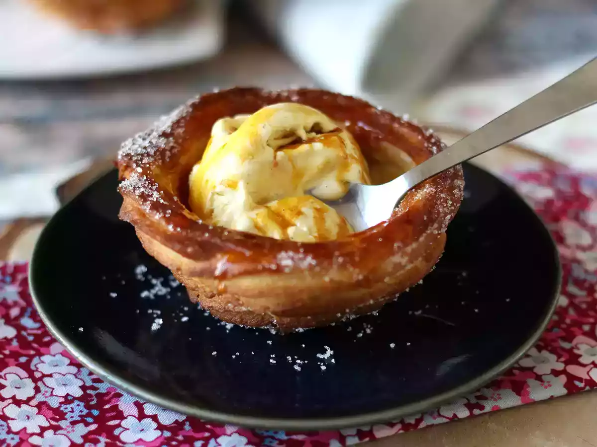 Churros al horno con forma de cesta ¡un dulce sorprendente y muy original! - foto 4