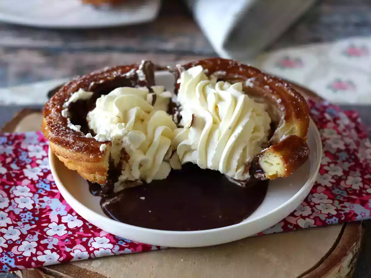 Churros al horno con forma de cesta ¡un dulce sorprendente y muy original! - foto 5
