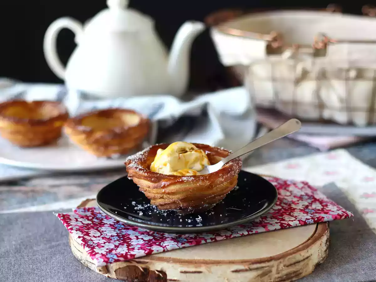 Churros al horno con forma de cesta ¡un dulce sorprendente y muy original! - foto 7