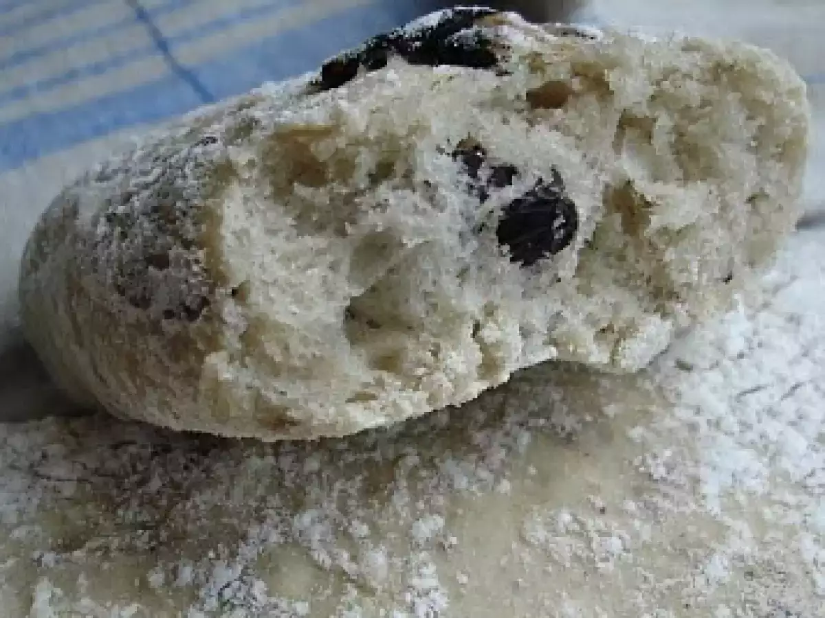 CIABATTA (ó Chapata) DE OLIVAS Y NUECES