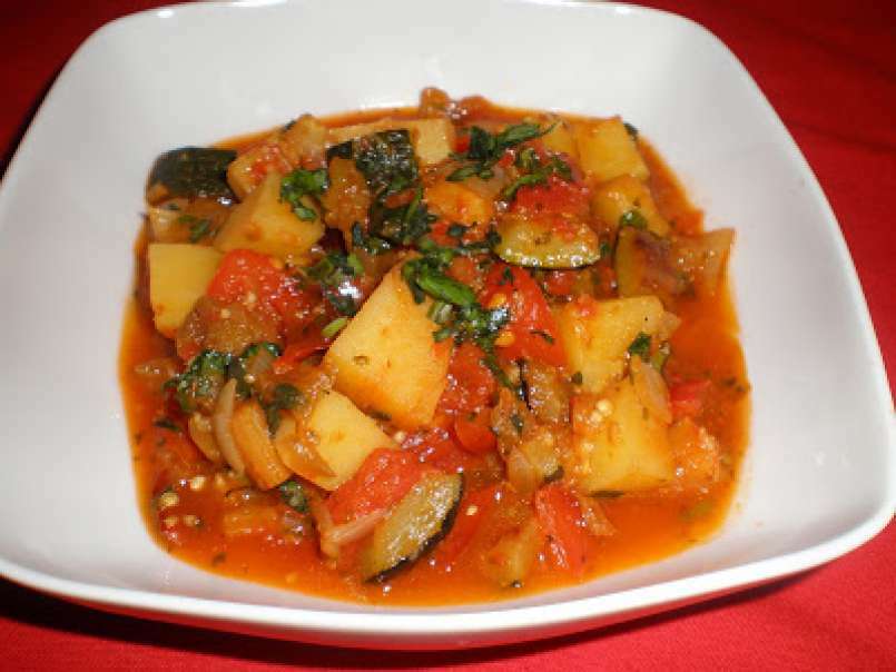 Ciambotta, guiso italiano de verduras, foto 2
