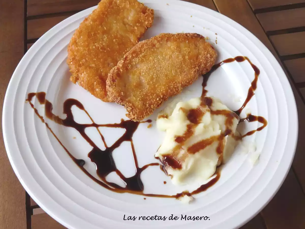 Cinta de lomo con crujiente de patata