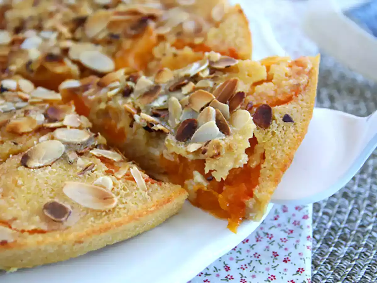 Clafoutis de albaricoques y almendras tostadas - foto 3