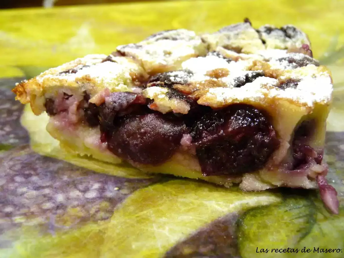 Clafoutis de cereza.