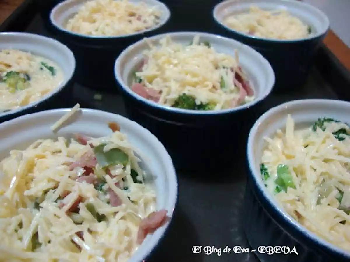 Clafoutis de jamon y brocoli - foto 2