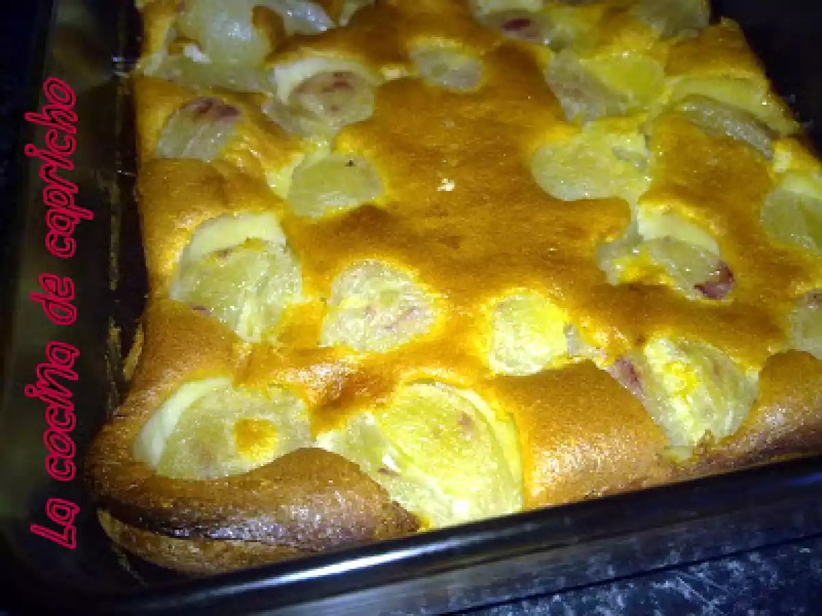 Clafoutis de uvas