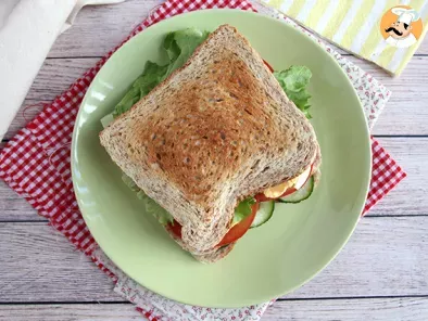 Club sandwich vegetariano - foto 2