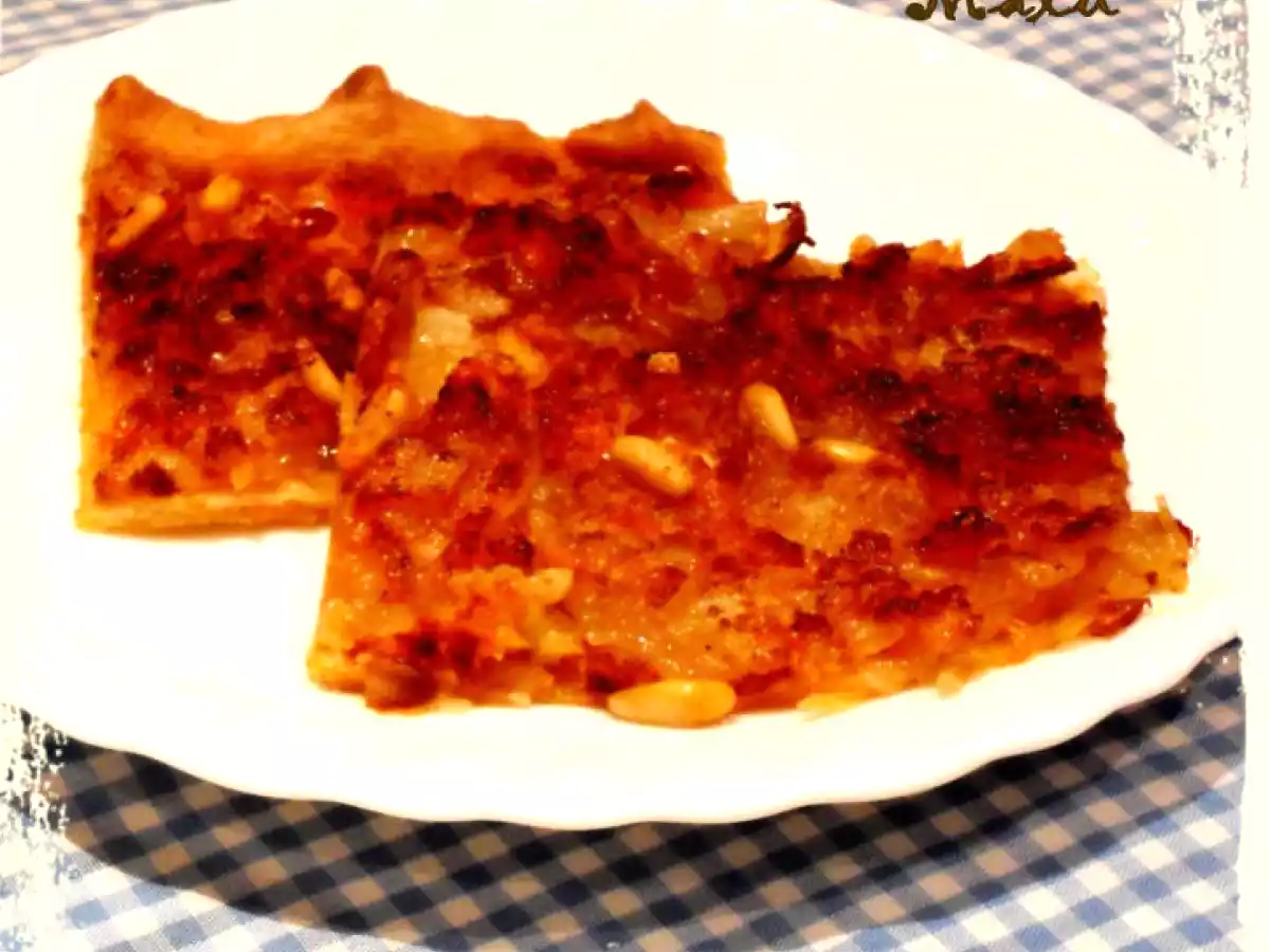 COCA DE CEBOLLA Y BACALAO