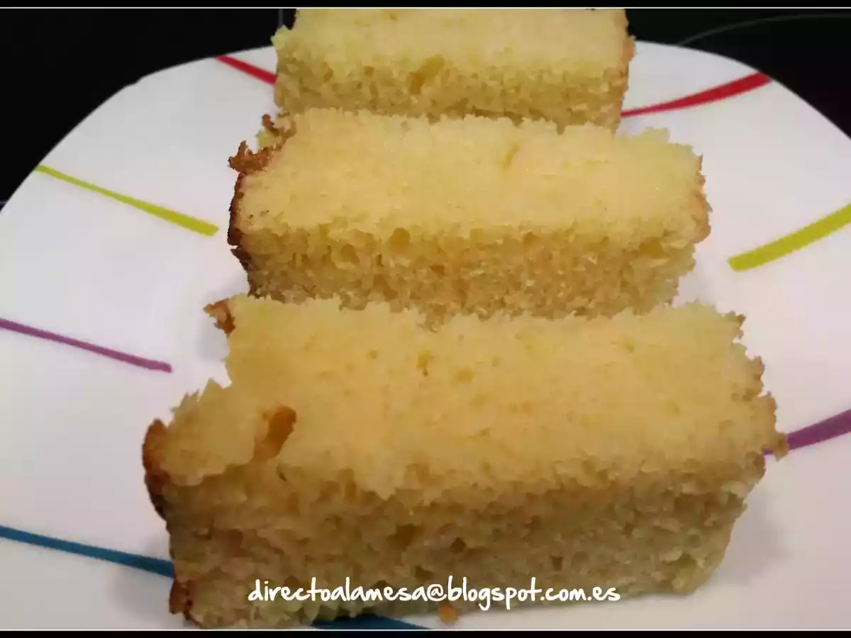 Coca de llanda con naranja