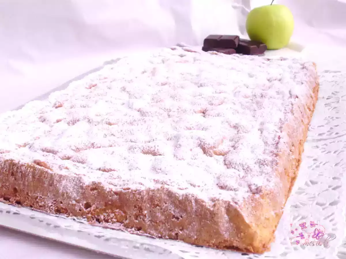 COCA DE MANZANA Y CHOCOLATE - foto 2