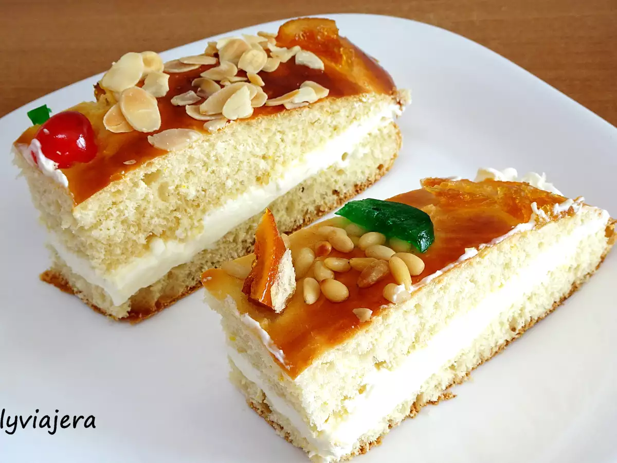 Coca de San Juan rellena de nata - foto 3