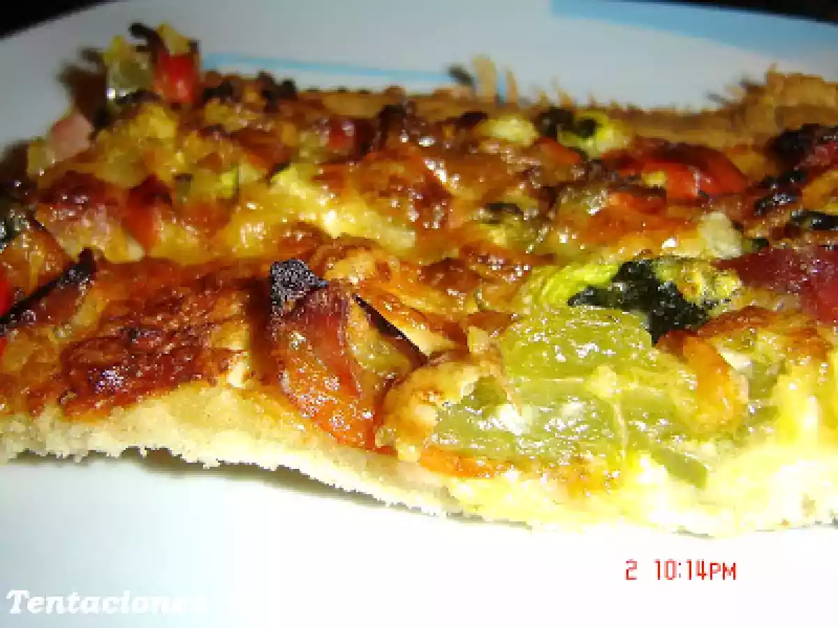 COCA DE VERDURAS Y BACÒN