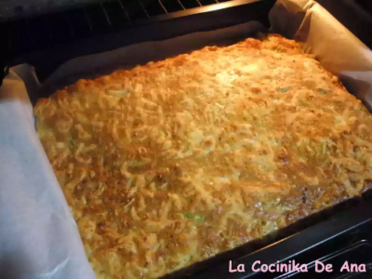 Coca rápida de verduras