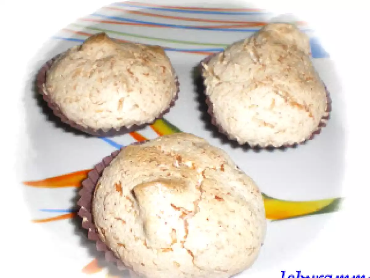 Cocadas o merengue francés de coco