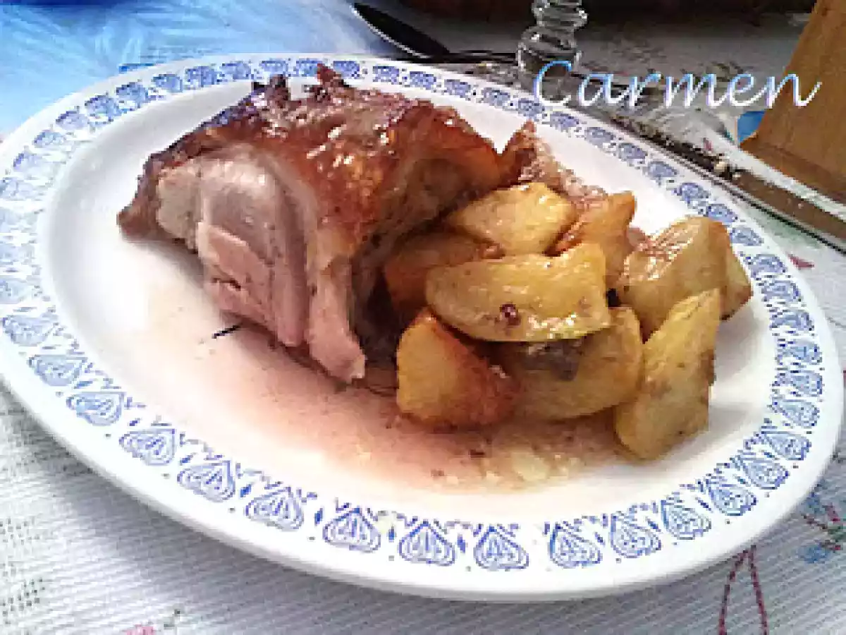 Cochinillo en 2 cocciones