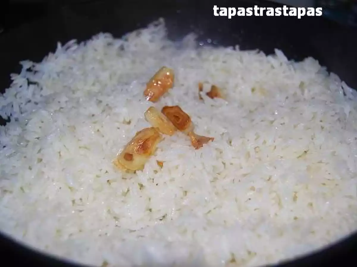 Cocina cubana: arroz blanco criollo