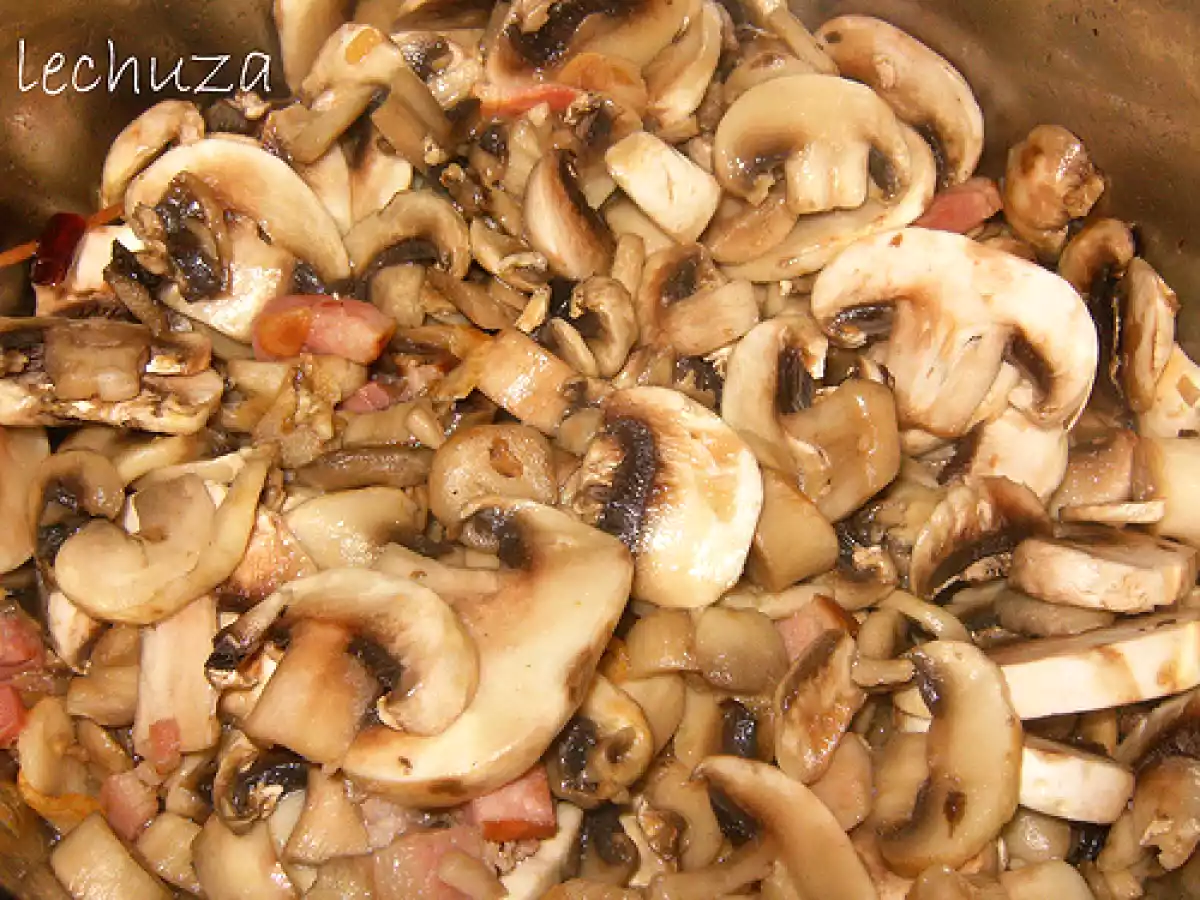 Cocina para estudiantes: champiñones a la cerveza con bacon - foto 4
