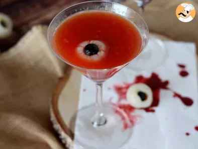 Cocktail sangriento Halloween, sin alcohol y para compartir, foto 2