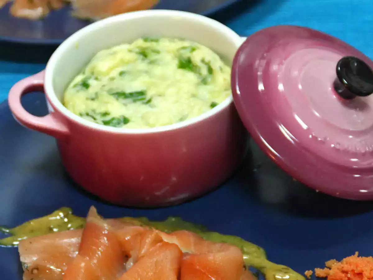 Cocotte de acelgas y salmón