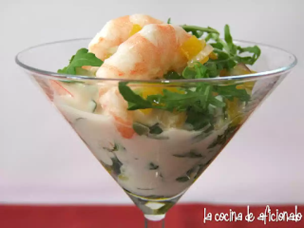 Cóctel de langostino y mango - foto 2