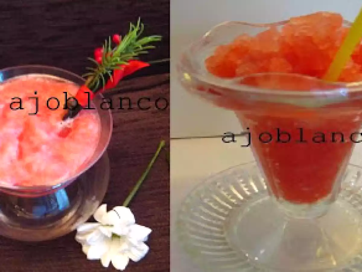 Cóctel de Sandía & Granizado de Sandía