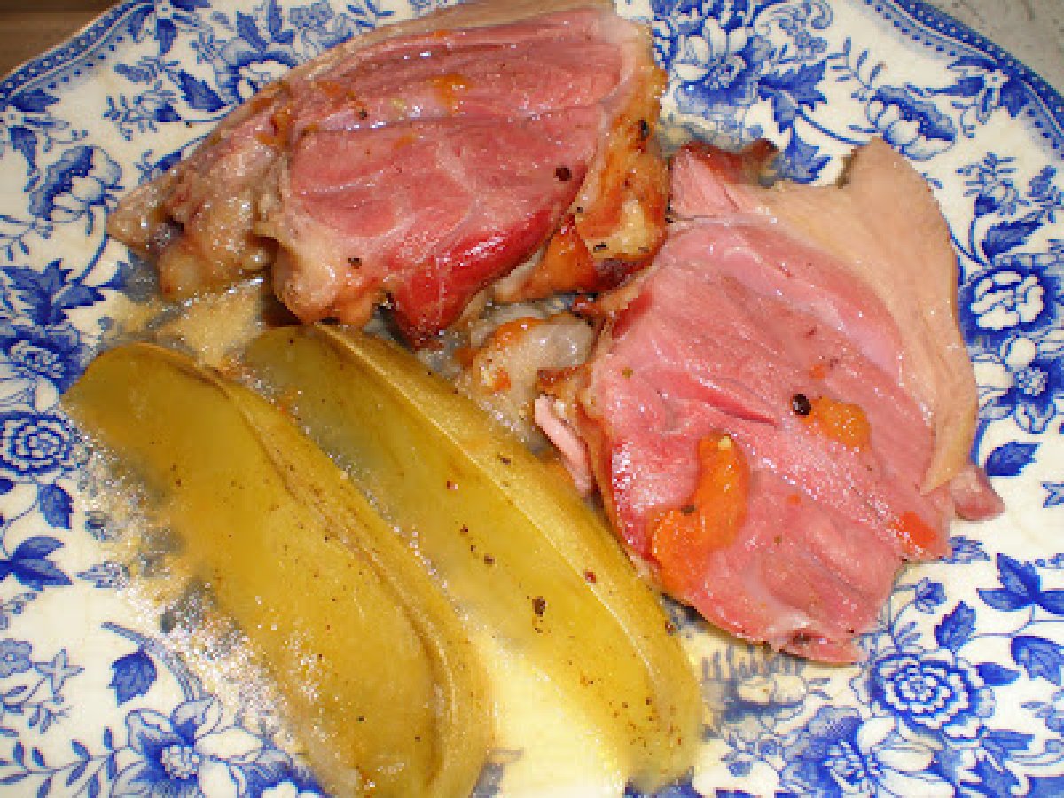 Codillo al horno con patatas - Receta Petitchef