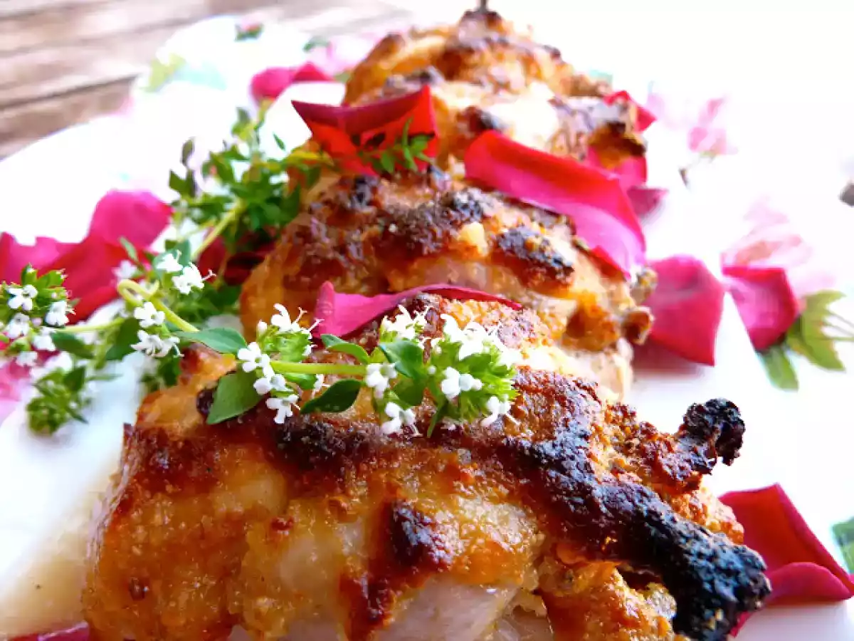 Codornices con pétalos de rosas - foto 3