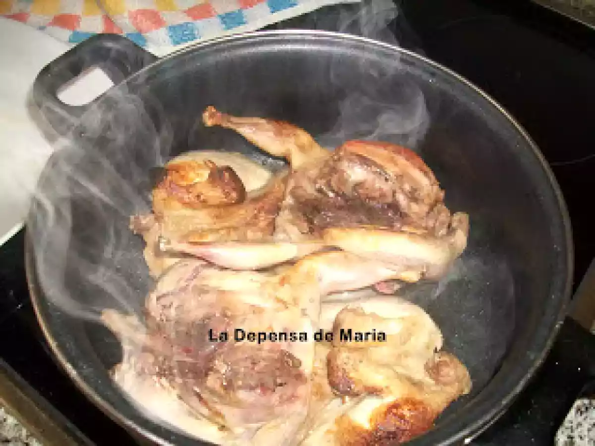 CODORNICES CON VERDURAS - foto 2