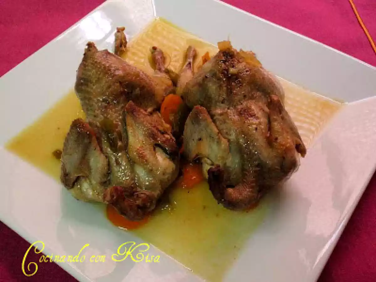 Codornices en Salsa (fussioncook)