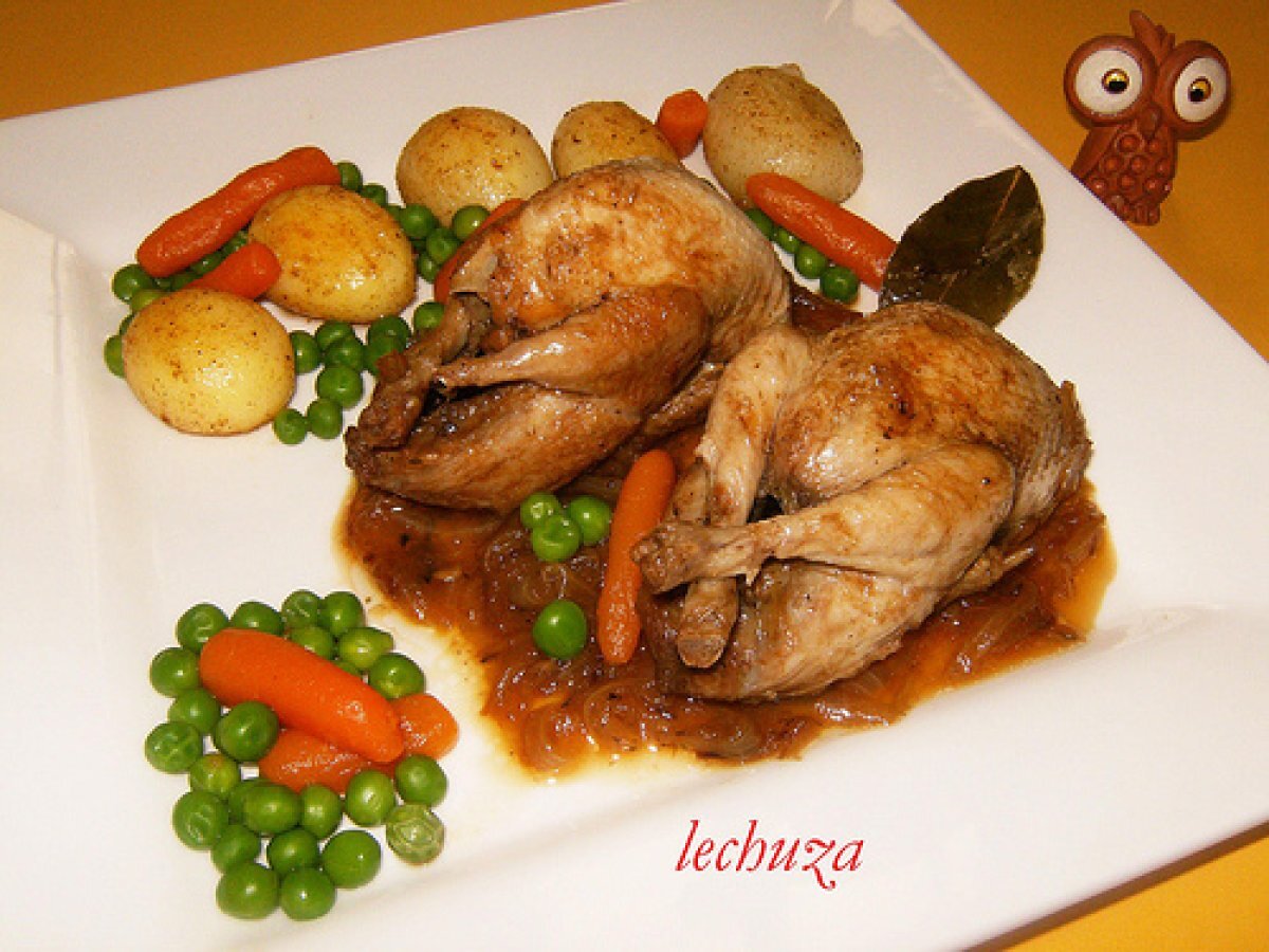 Receta de codornices encebolladas fáciles y deliciosas